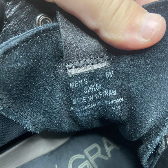 Cole Haan Zerogrand Hiker Boot Mens Size 8 Black Leather Waterproof Hiking Shoe - Picture 8 of 9